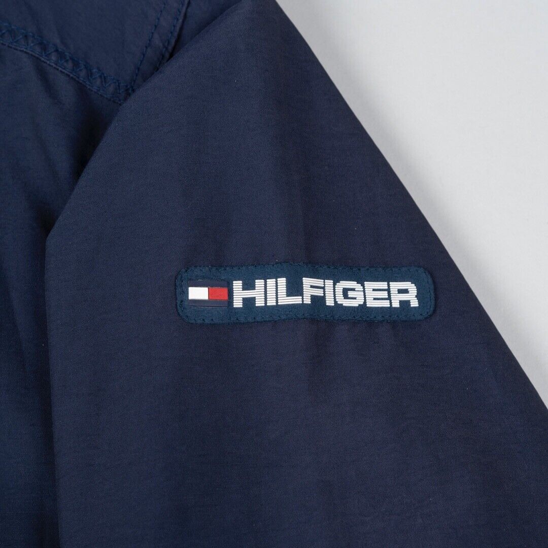 Tommy Hilfiger Blue Red Nylon Parka Jacket With H… - image 5