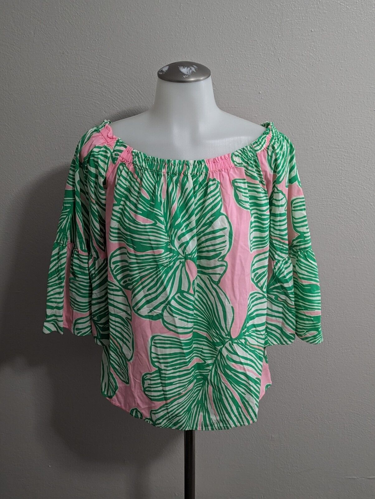 Lilly Pulitzer Nevie Off The Shoulder Top Who Let… - image 1