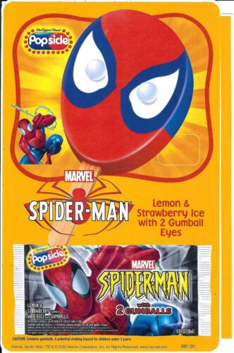 Spiderman Yellow Popsicle Ice Cream Truck Sticker 8