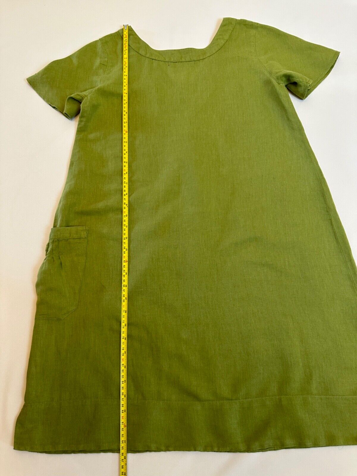 Gudrun Sjoden Size M Green Cotton Linen Lagenlook… - image 23