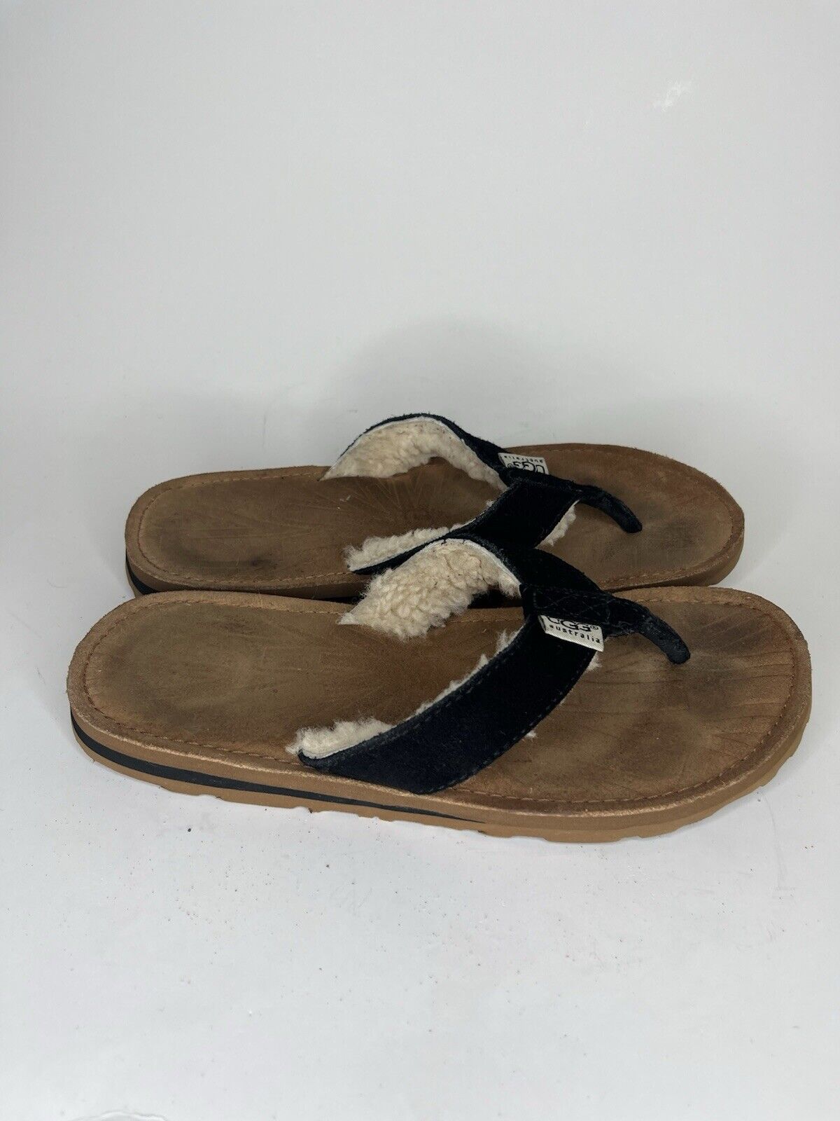 Ugg Australia Sandals Flip Flops Women Size 8W Bl… - image 4