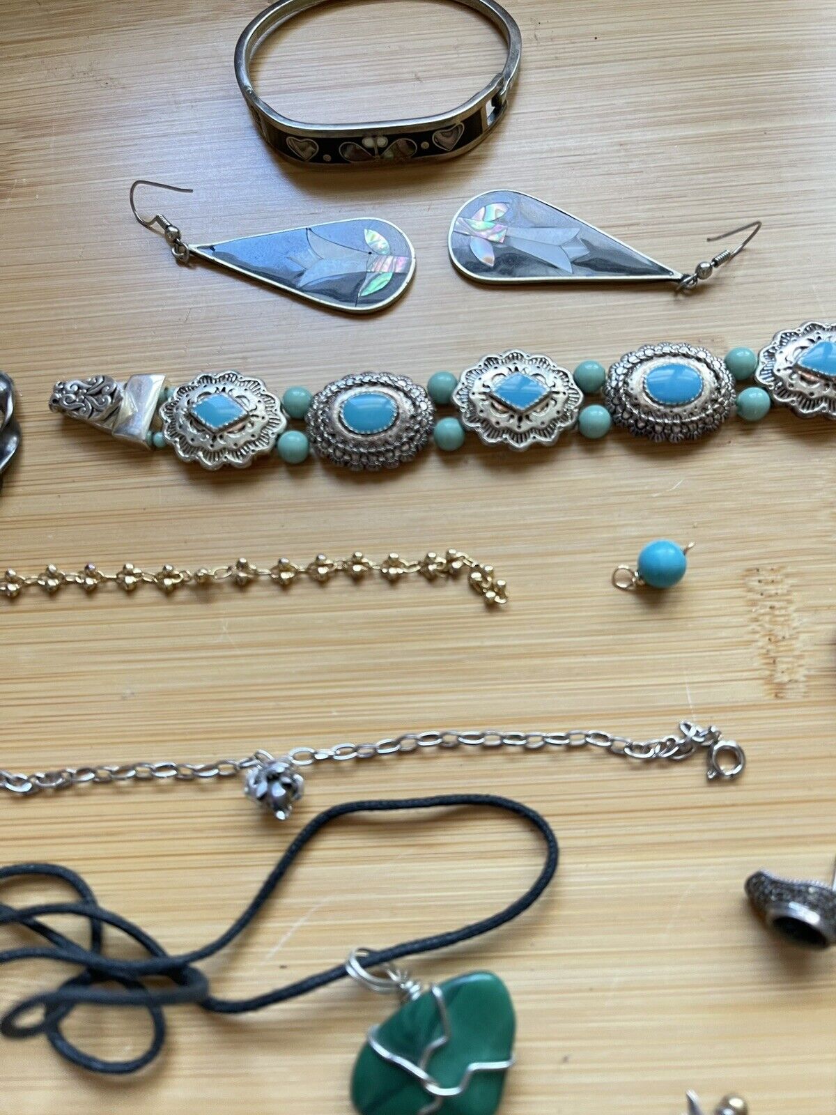 Estate Sale Find Costume Jewelry-mixed Lot +silve… - image 2