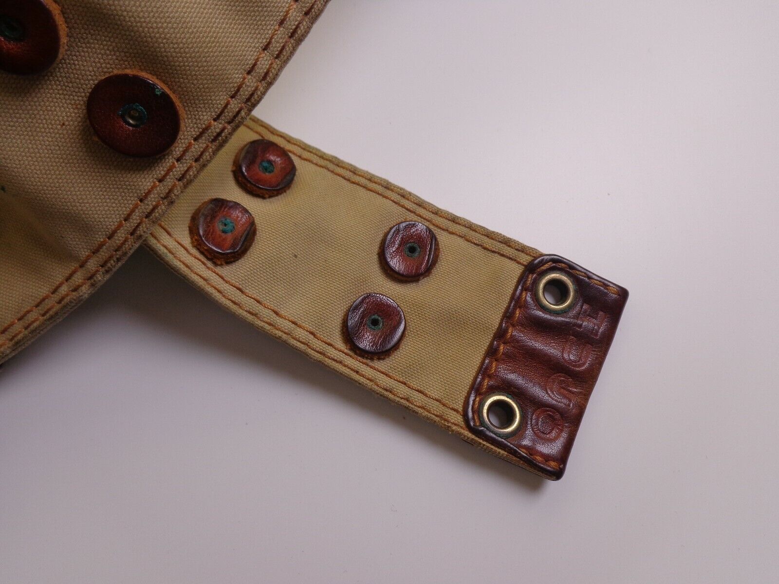 VTG RARE HUGO BOSS LEATHER NATIVE AMERICAN INDIAN… - image 4