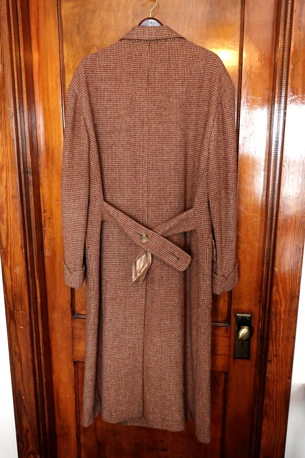 Polo Ralph Lauren Coat Men 44 Brown Overcoat Long… - image 2