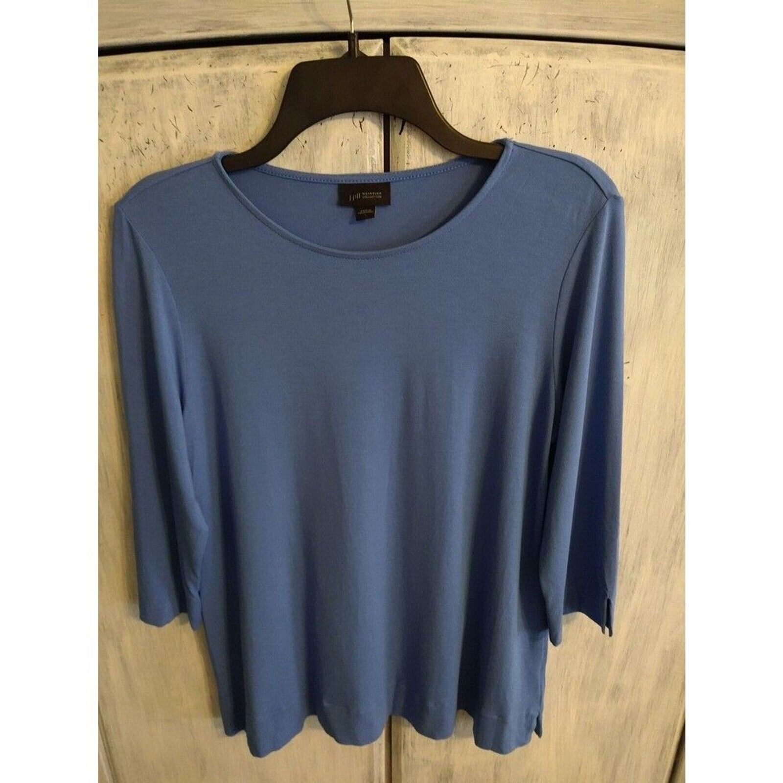 J.jill wearever collection Small blue  top - image 4