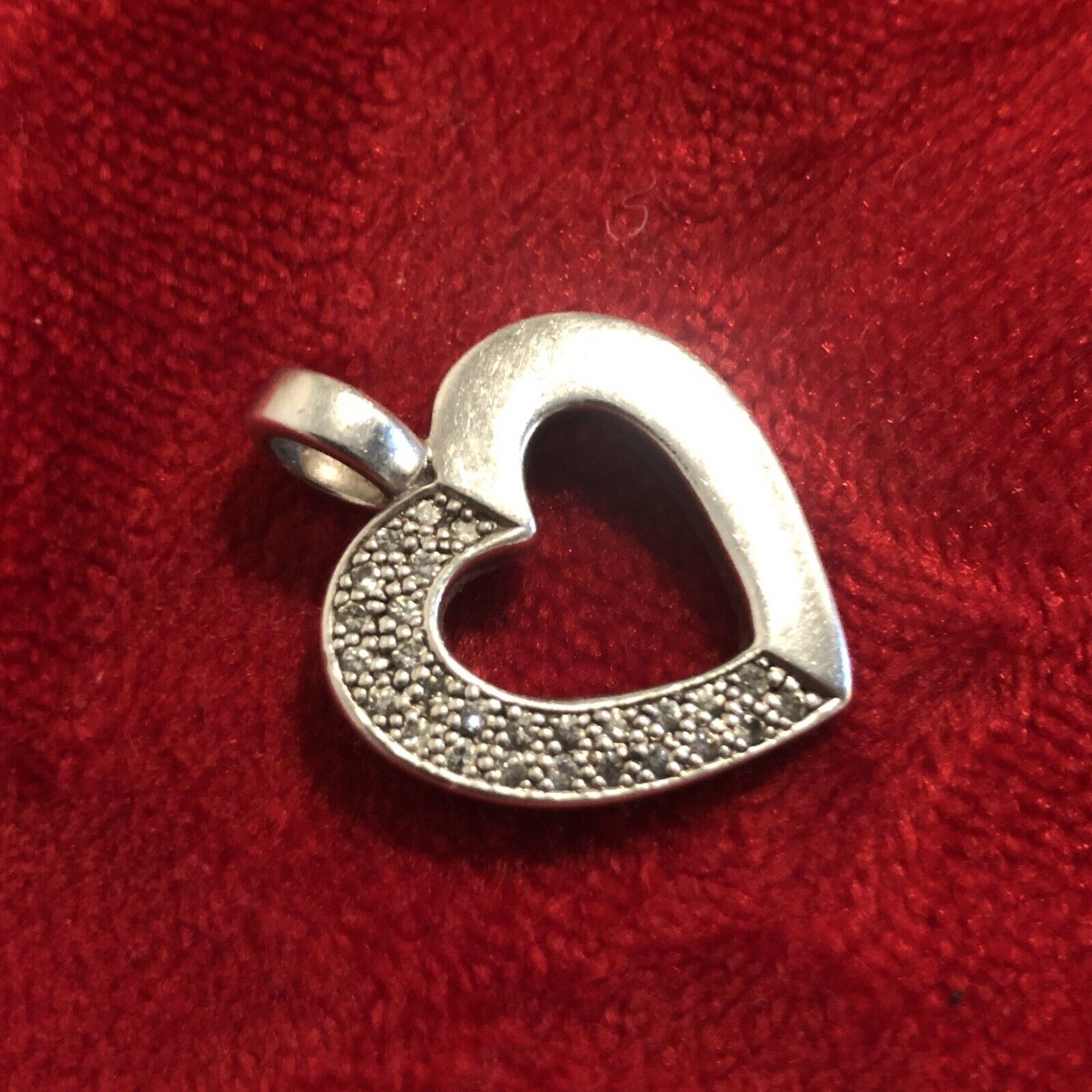 Cute Pendant Heart 925 Sterling Silver Heart Pend… - image 5