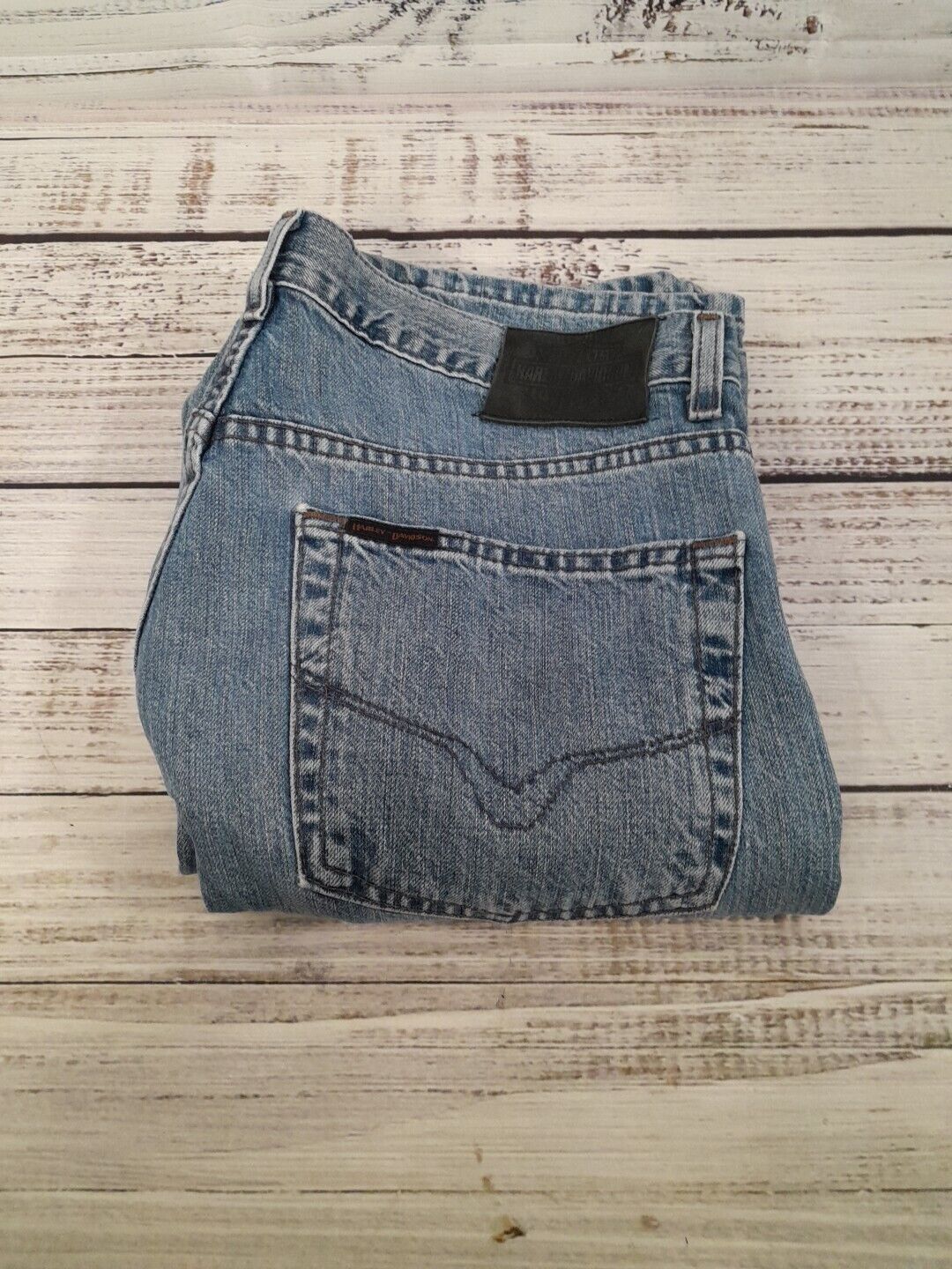 Harley Davidson Jeans Mens 36 34 Denim Genuine Mo… - image 13