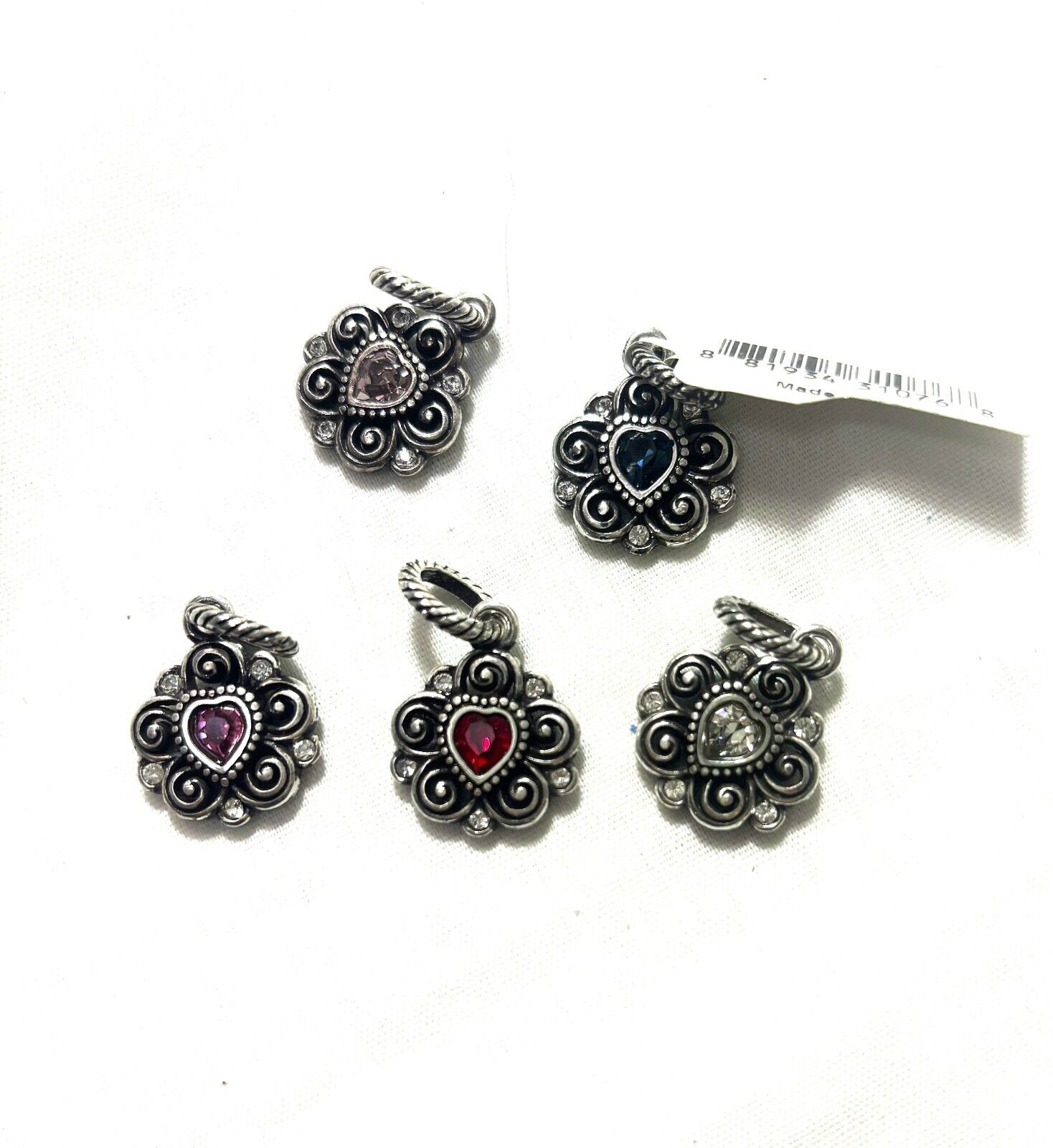 LOT  - BRIGHTON ELORA PETITE FLOWER CHARMS (5) & … - image 2