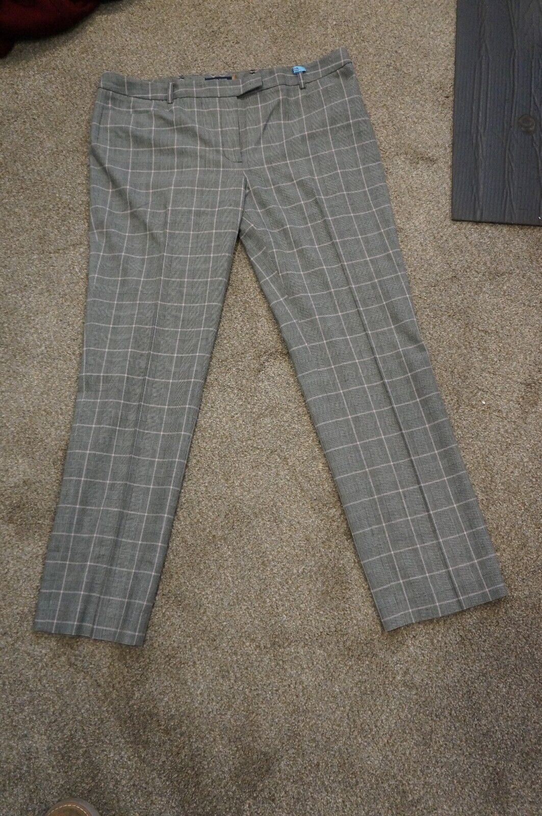 Preowned Tommy Hilfiger Womans Gray Plaid Suit Si… - image 7