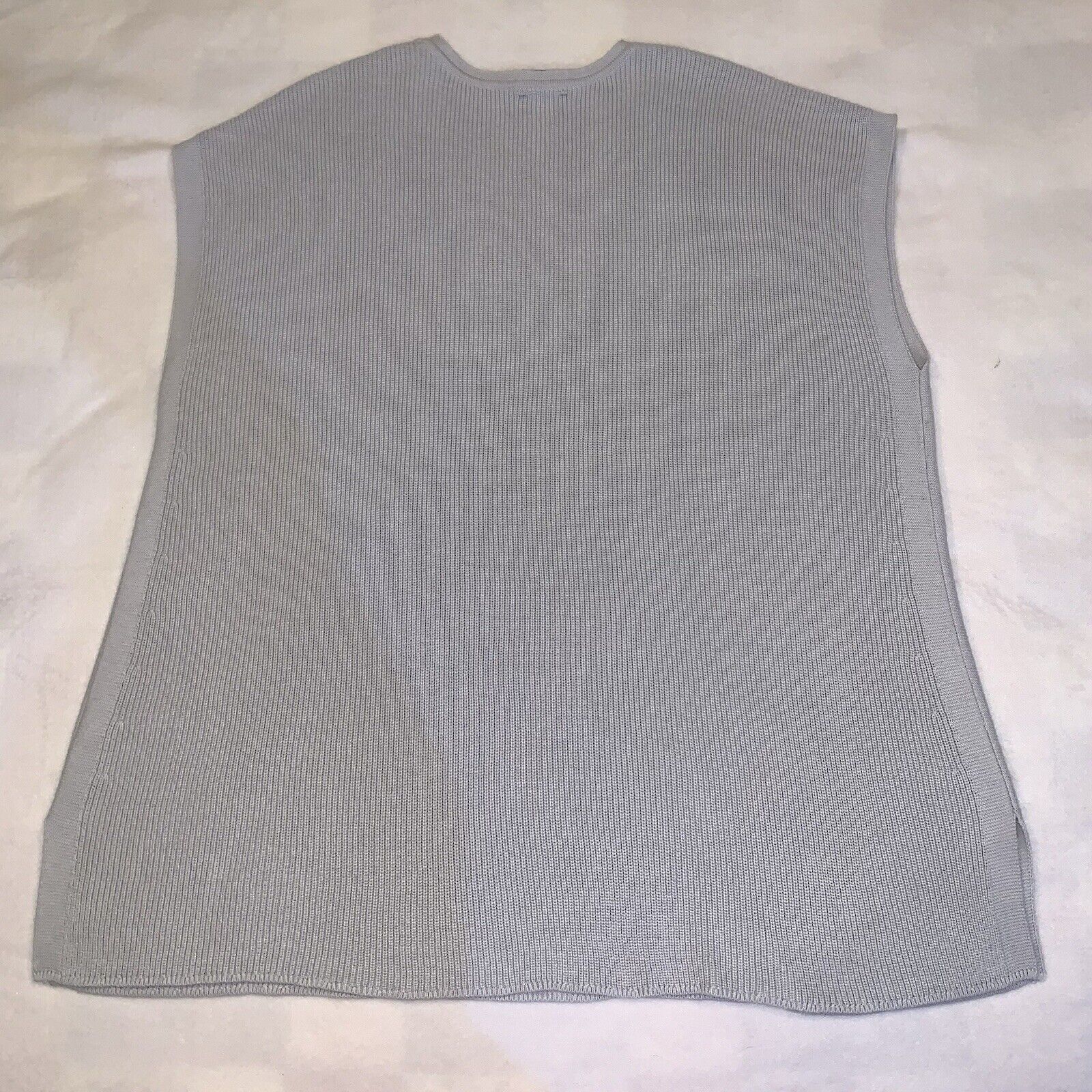 J. Jill Wearever Sweater Vest Womens Marble Gray … - image 6