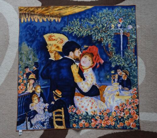 RENOIR vintage silk scarf "Dance In The Country" - image 1