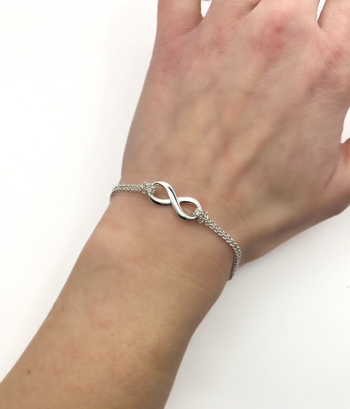 Tiffany & Co. Tiffany Infinity Bracelet, Sterling… - image 5