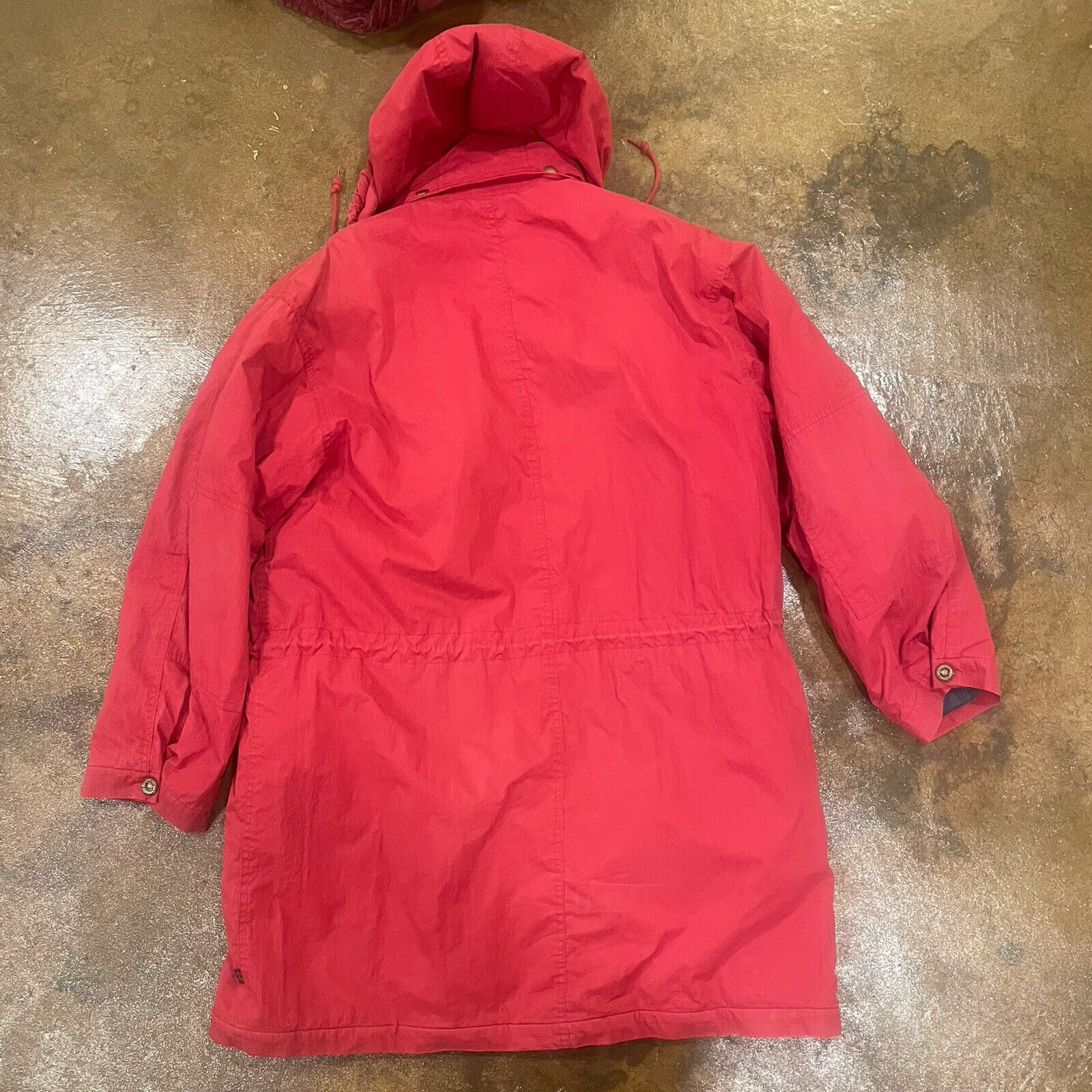 VINTAGE Woolrich Parka Jacket Womens Large Red Pl… - image 6