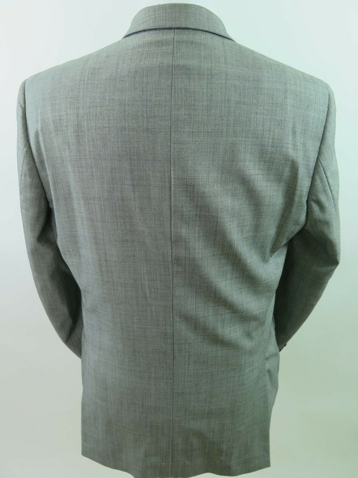 Jack Victor Studio Pure Wool Solid Gray Two Piece… - image 5