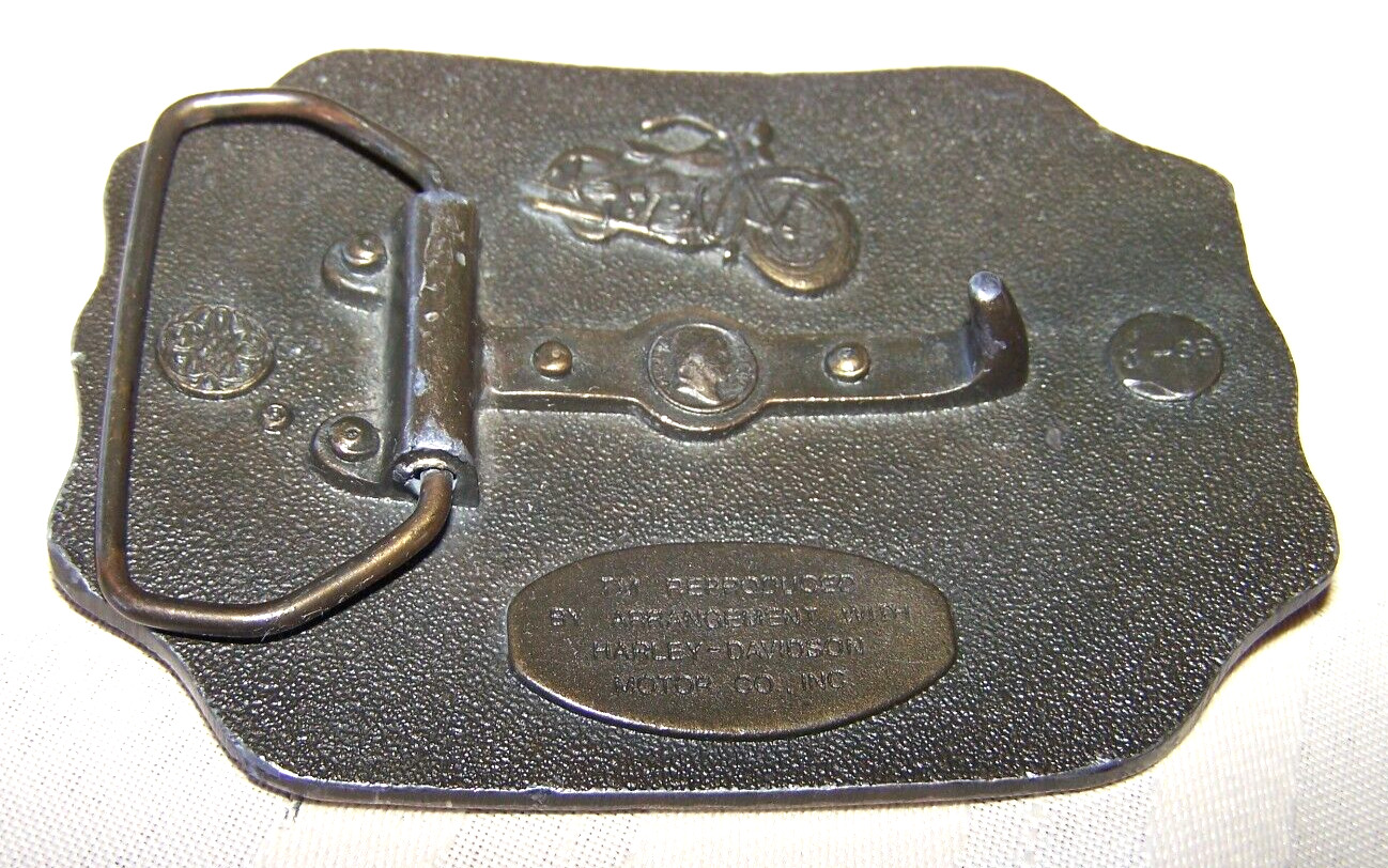 HARLEY DAVIDSON BELT BUCKLE "VINTAGE MOTORCYCLE R… - image 2