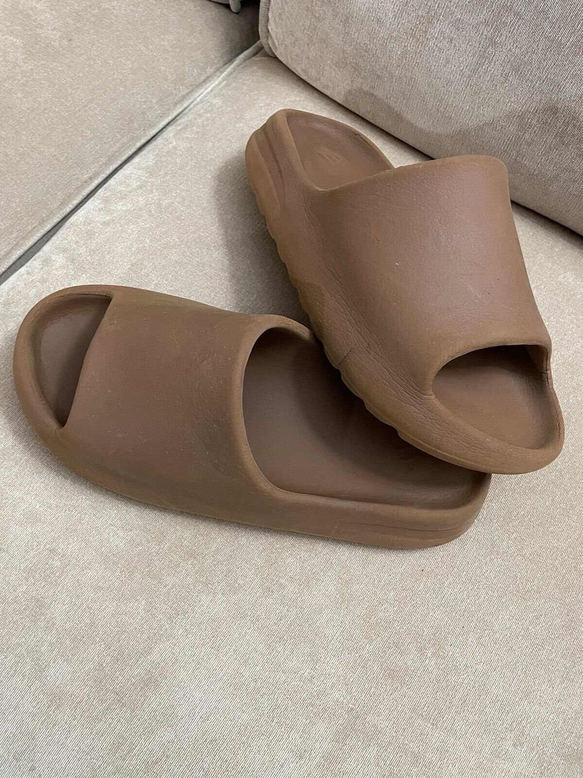 Brown Yeezy Slides - image 4