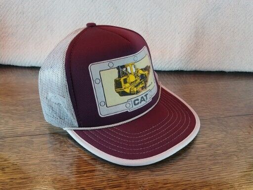 CATERPILLAR CAT Tonkin Snap Back Hat Burgundy Mar… - image 13