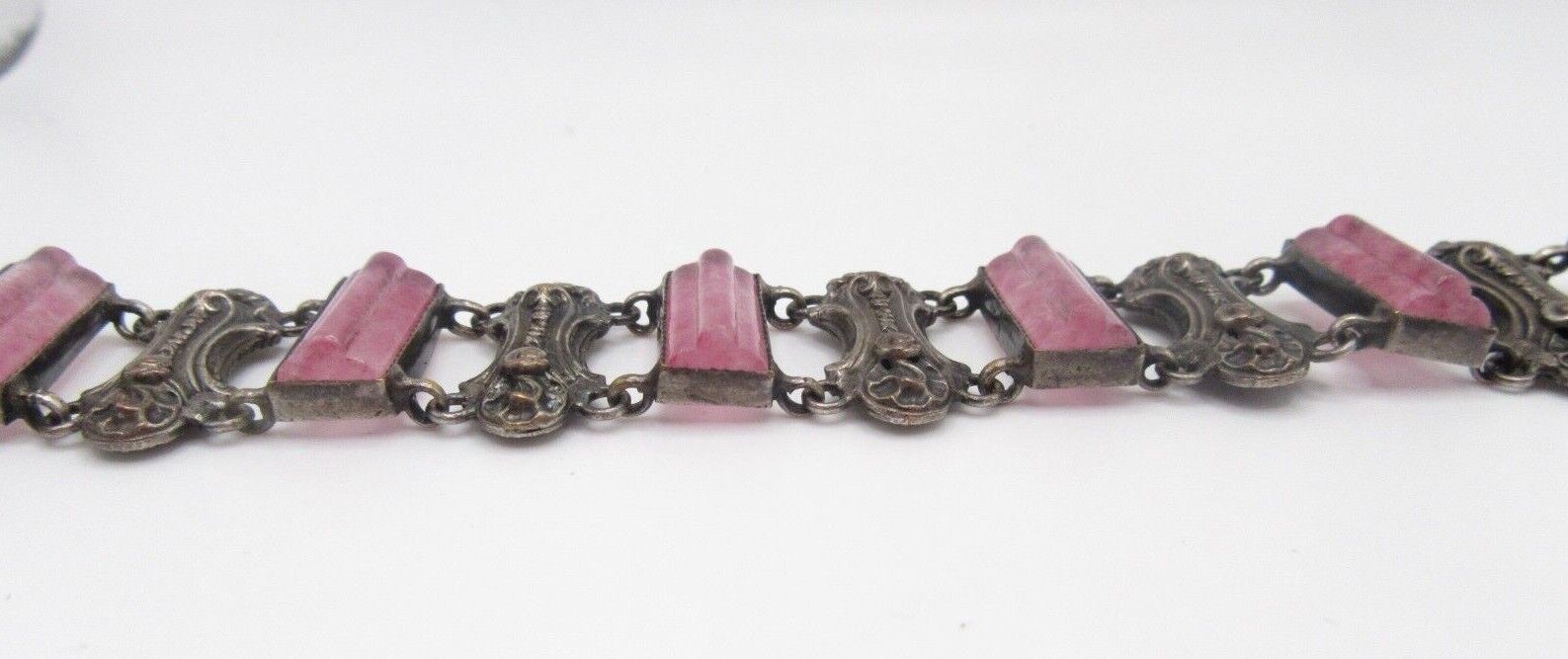 Victorian French Amethyst Glass Bracelet Antique … - image 4