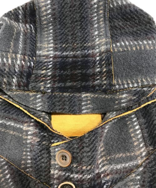 XL Bob Marley Wool Check Chester Coat - image 3