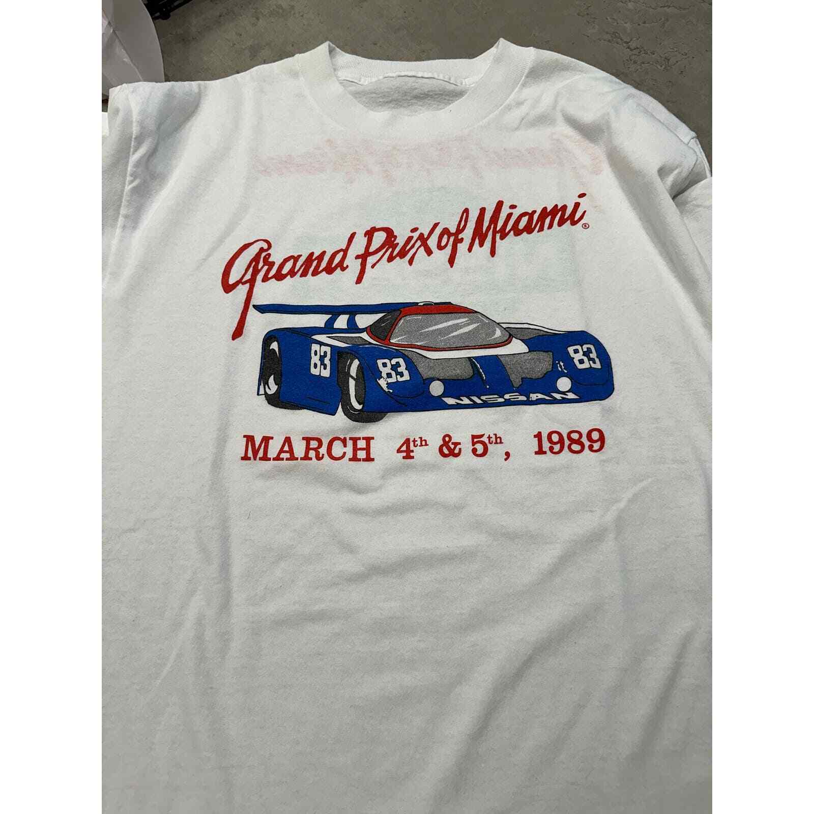 Vintage Miami Grand Prix Shirt Size L - image 2