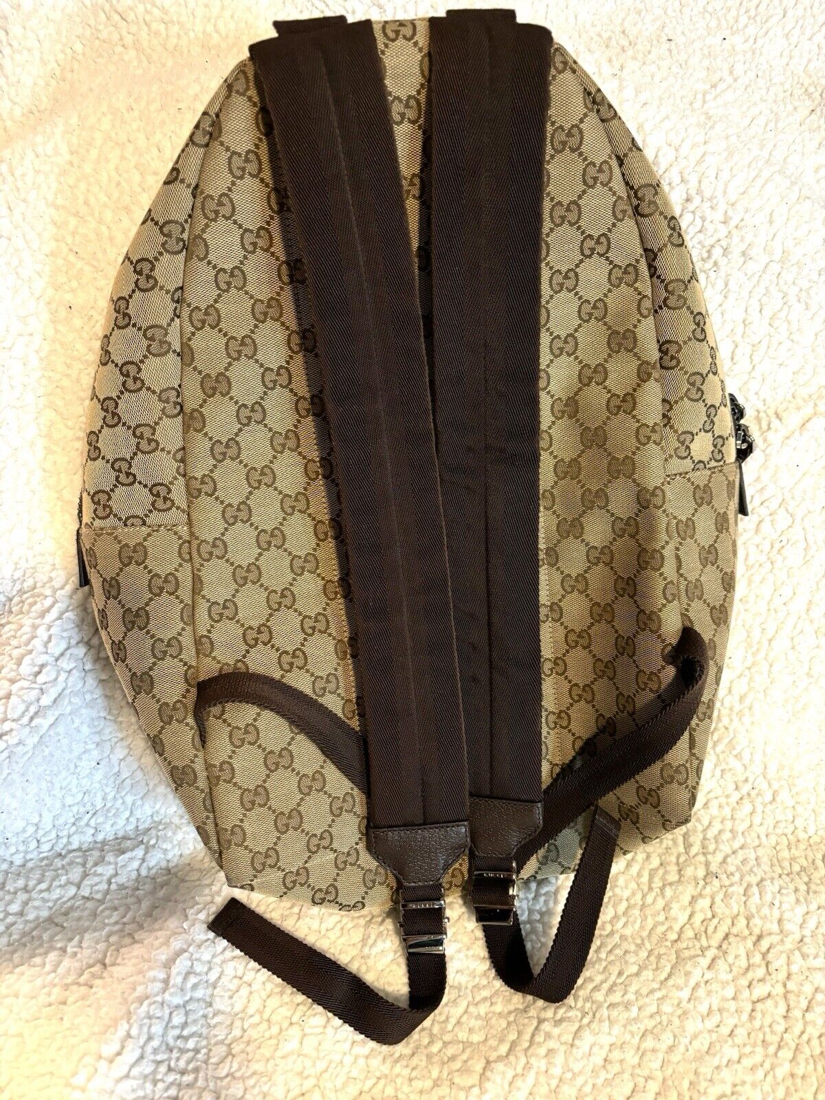 Gucci Backpack Beige Supreme  Canvas GG Monogram … - image 2