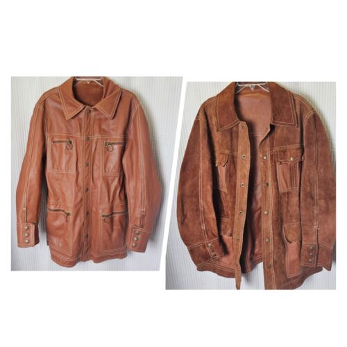 Vtg 50s 60s 70s  McGREGOR SUEDE LEATHER JACKET CA… - image 1