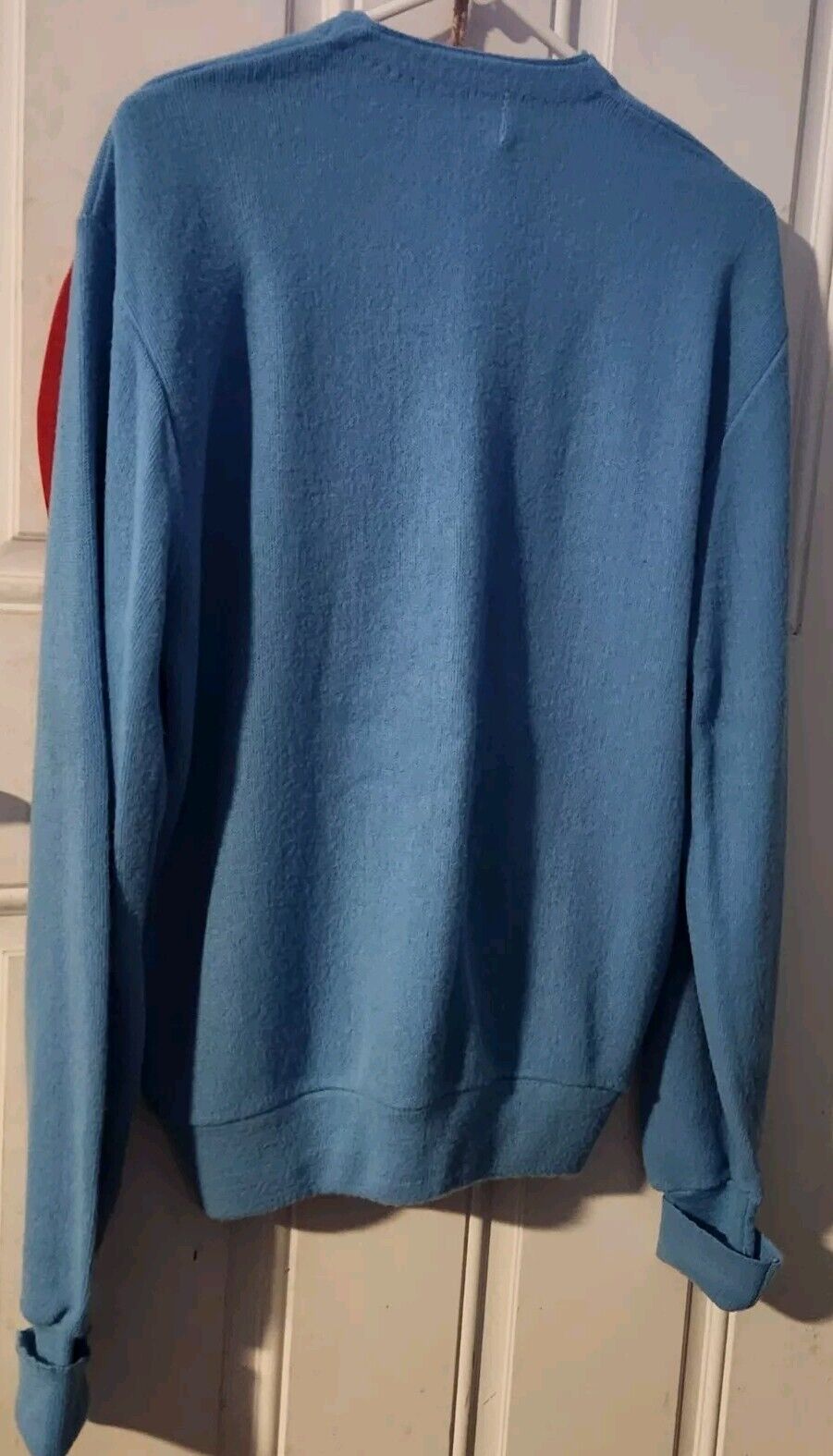 Izod Lacoste Cardigan Sweater Vintage Acrylic Blue - image 6