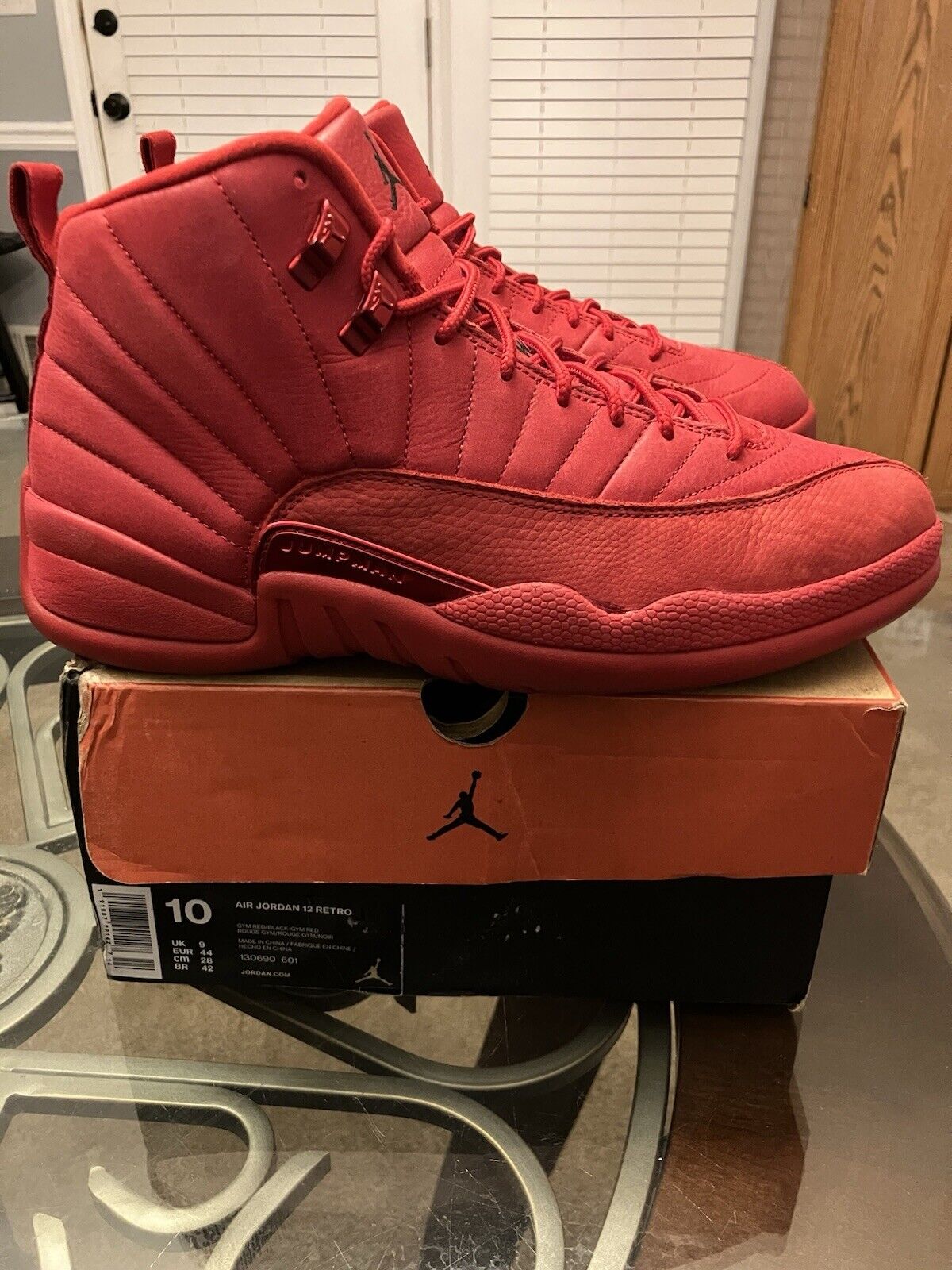 Size 10 - Air Jordan 12 Retro Gym Red - image 4