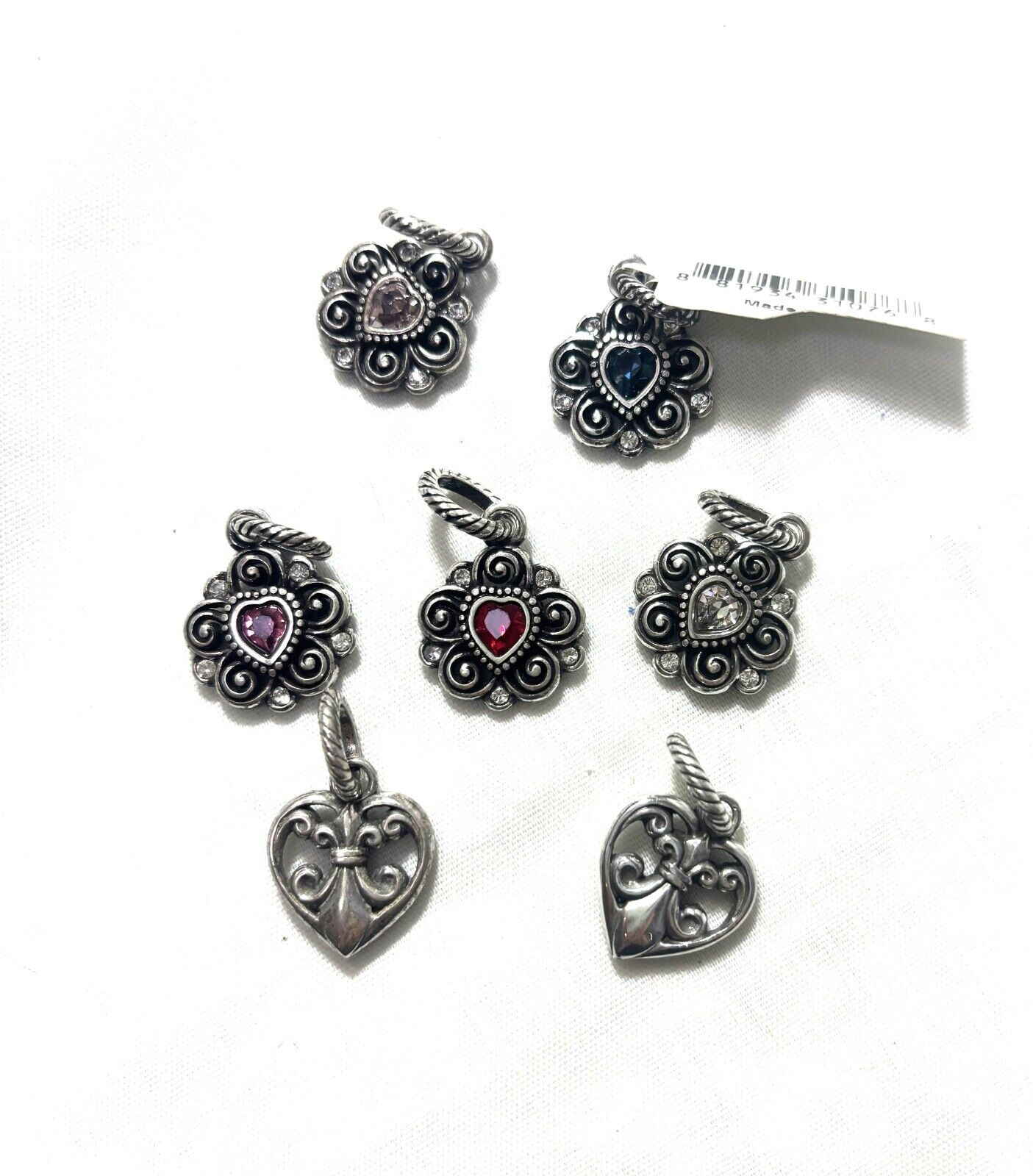 LOT  - BRIGHTON ELORA PETITE FLOWER CHARMS (5) & … - image 1