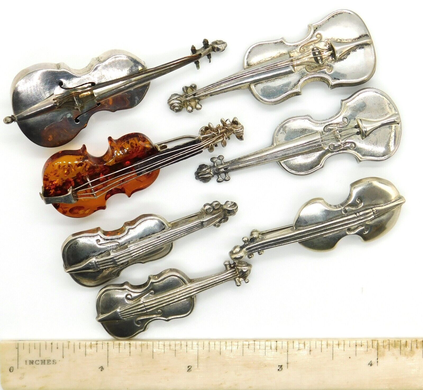 Collection of 7 925 Sterling Silver Violin String… - image 12