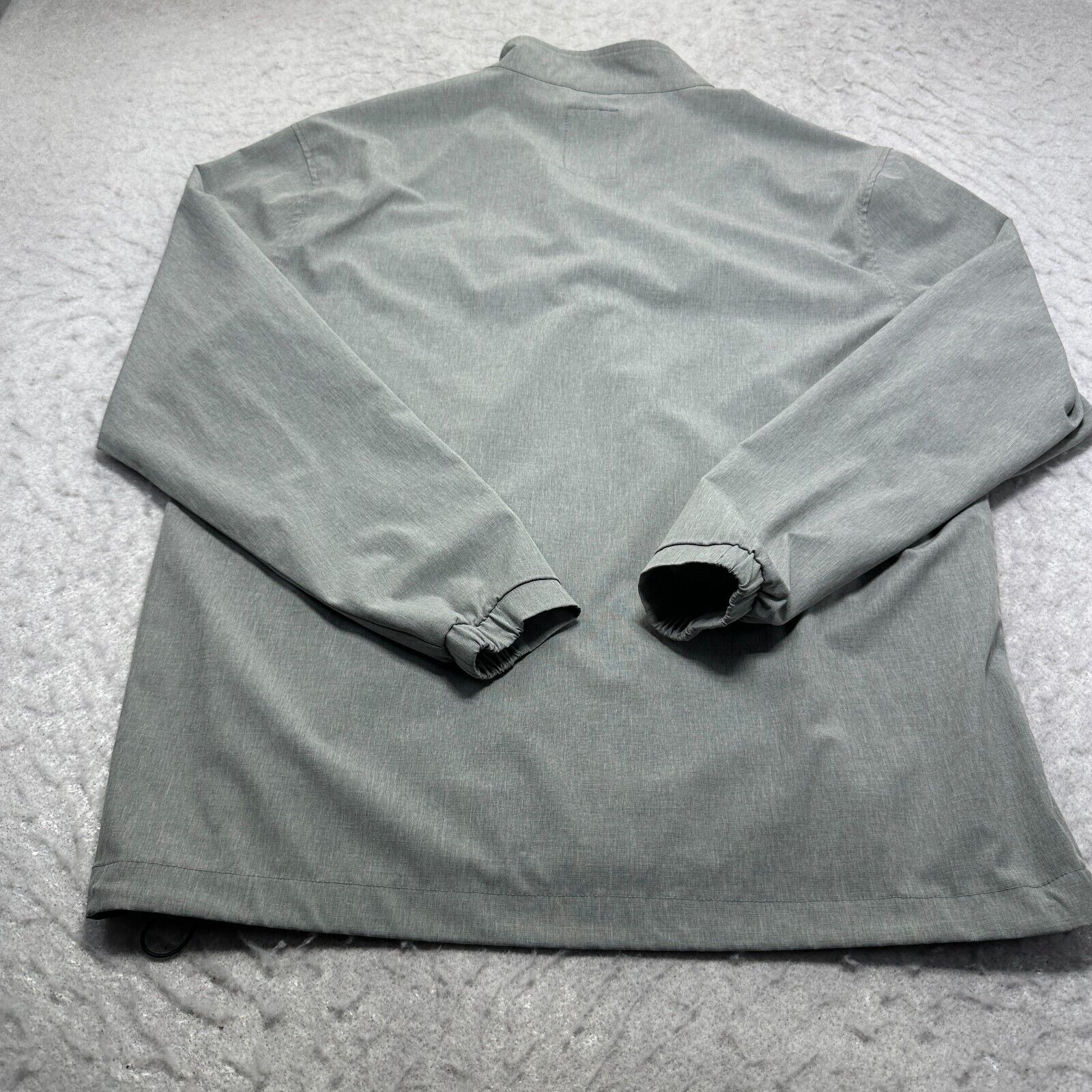 Linksoul  Windbreaker Golf Jacket Mens XL Gray Fu… - image 14