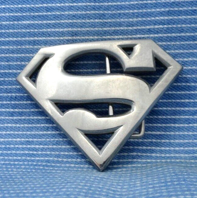 Superman Logo Dress Belt Buckle Cut Out DC Comics… - image 5