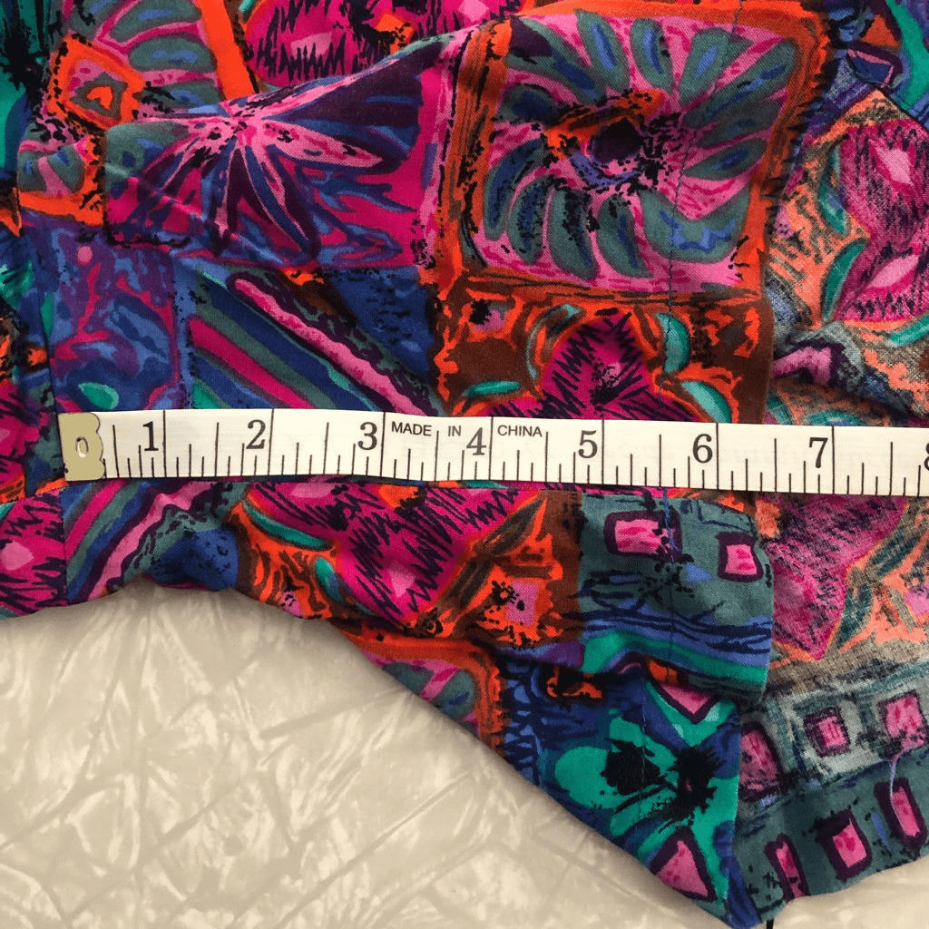 vtg maggie lawrence 80s 90s  colorful abstract sh… - image 7