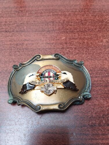 Harley Davidson Belt Buckle @1978 Raintree - image 1