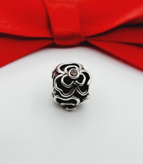 Genuine Pandora Sterling Silver Flower Posy Charm… - image 1