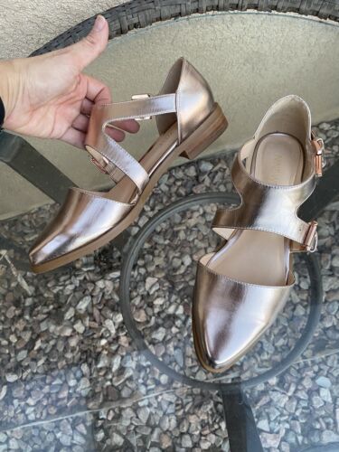 Nine west dropletgo sandal - size 6 - rose gold