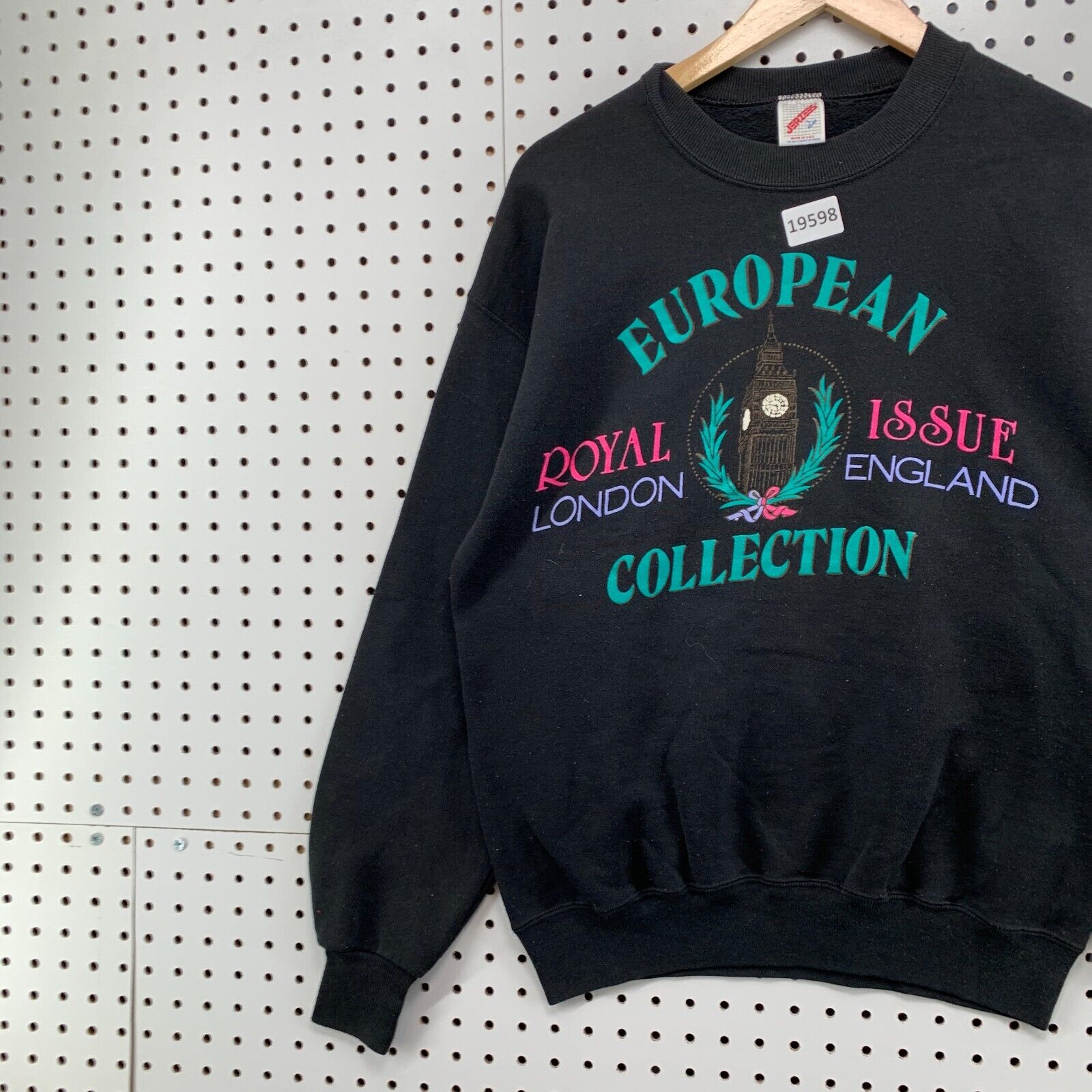 VTG 90s European Collection Crewneck Sweatshirt M… - image 3