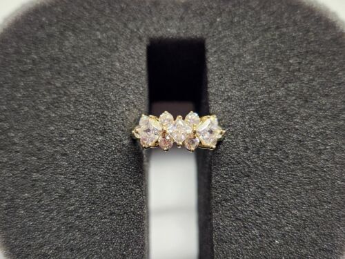 14k Yellow Gold Cubic Zirconia Ring (#6) - image 1