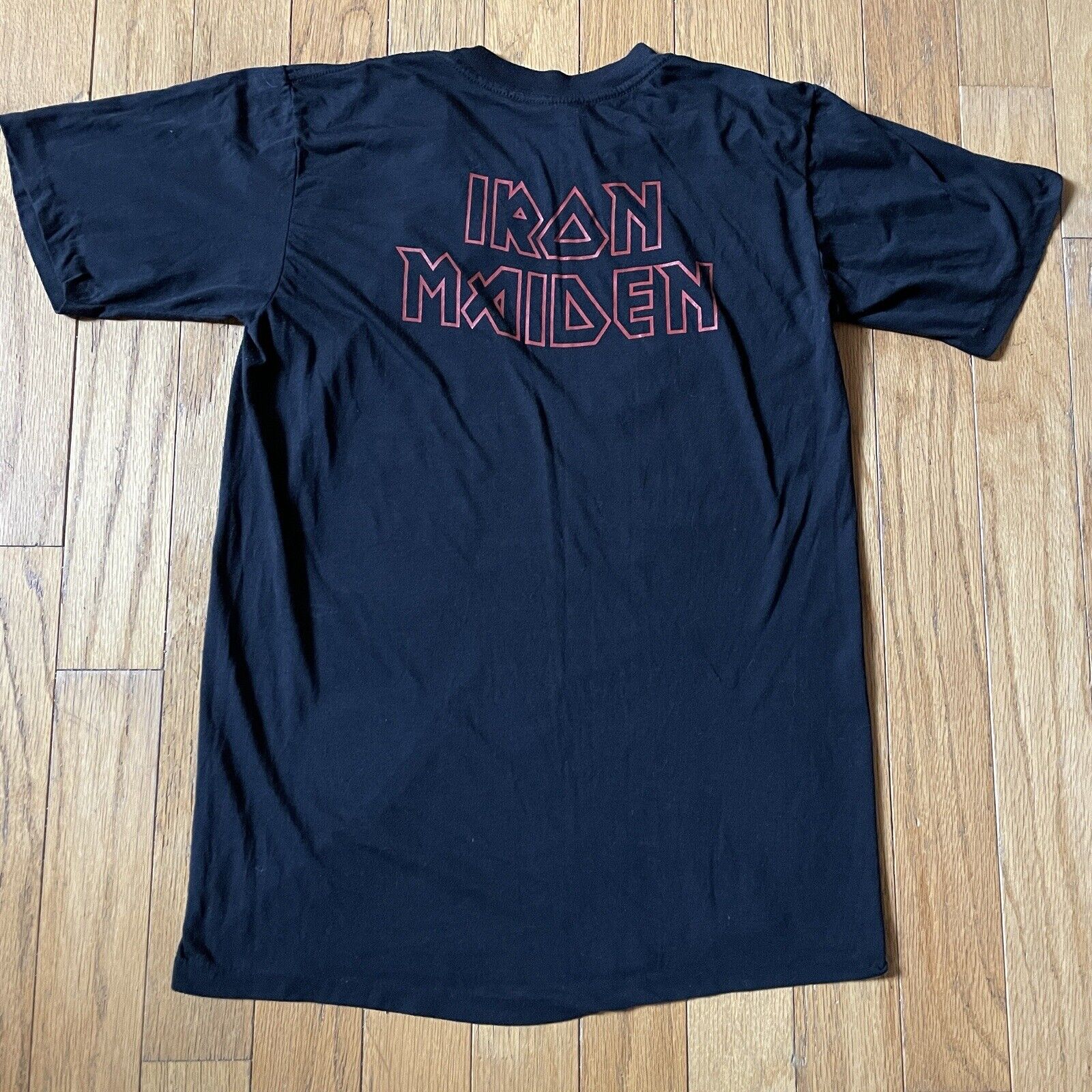 Vintage Iron Maiden Tour Shirt Men Medium 1980’s … - image 4