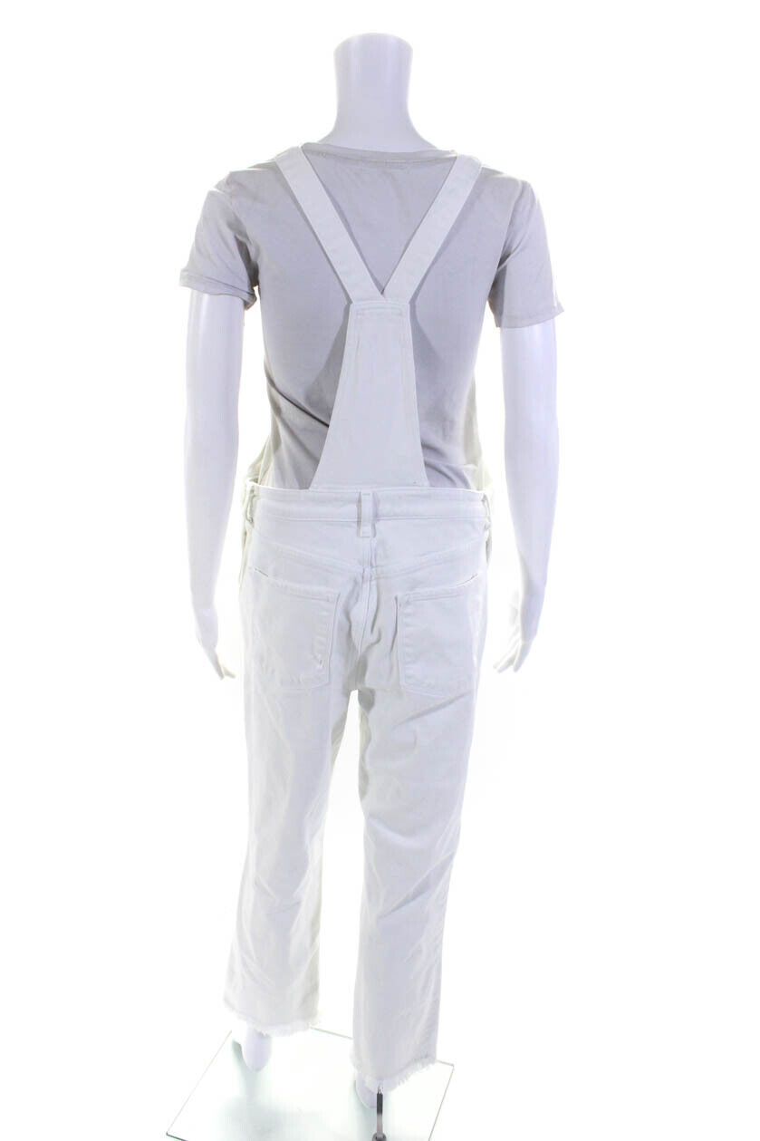 J BRAND Womens White Jules Overalls White Size 2 … - image 3