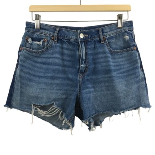 American Eagle Women’s Distressed Relaxed Shorts … - image 1