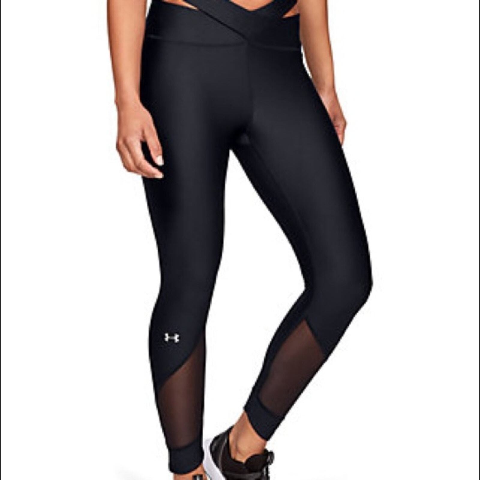 UNDER ARMOUR Compression Cut Out Waist Legging Sm… - image 3