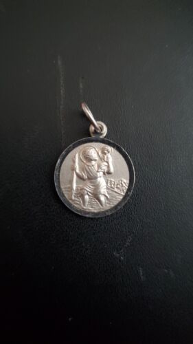 Vintage Sterling Silver St. Christopher Patron of 