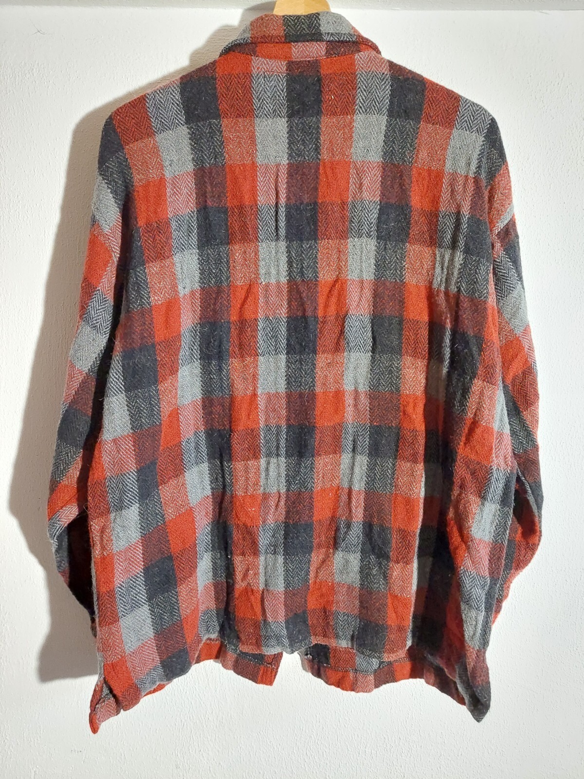 Vintage Marlboro Classic Plaid Shirt Size XL Flan… - image 7