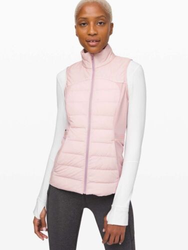 Lululemon Down for it All Vest Pink Size 12 Large - image 1