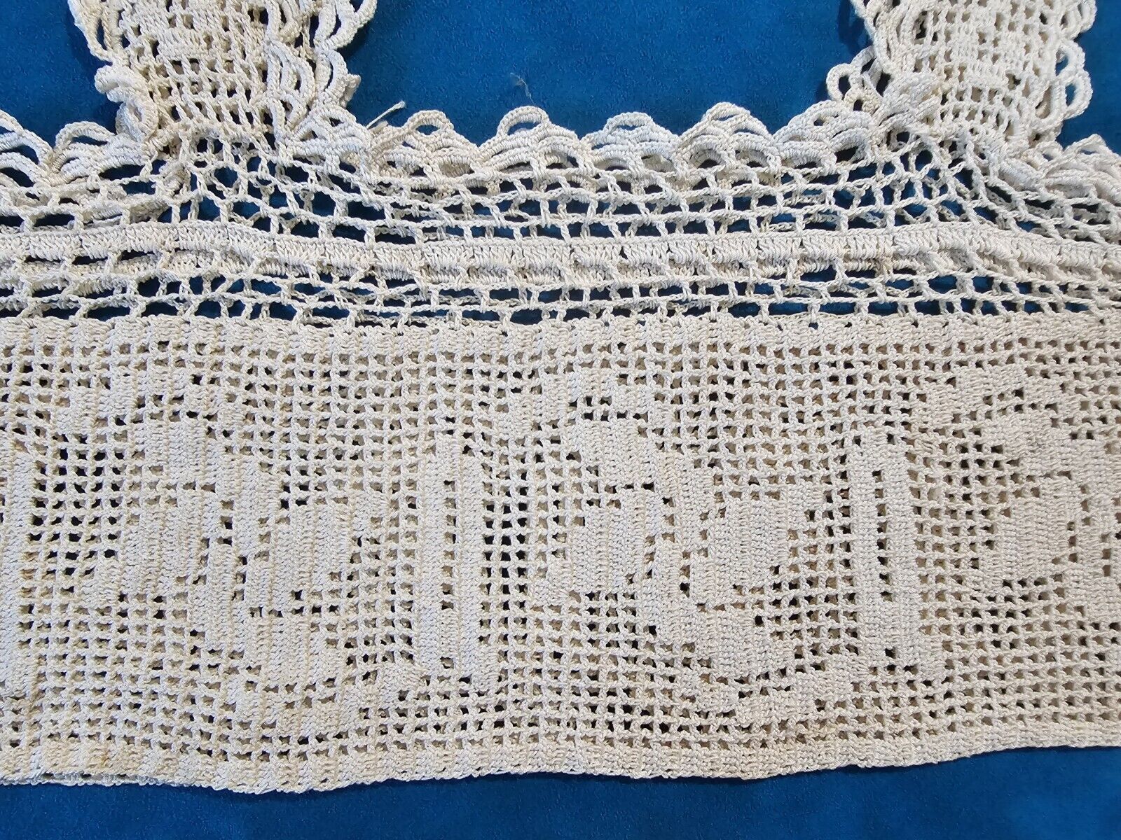 Antique Victorian Edwardian Crochet Camisole Cors… - image 8