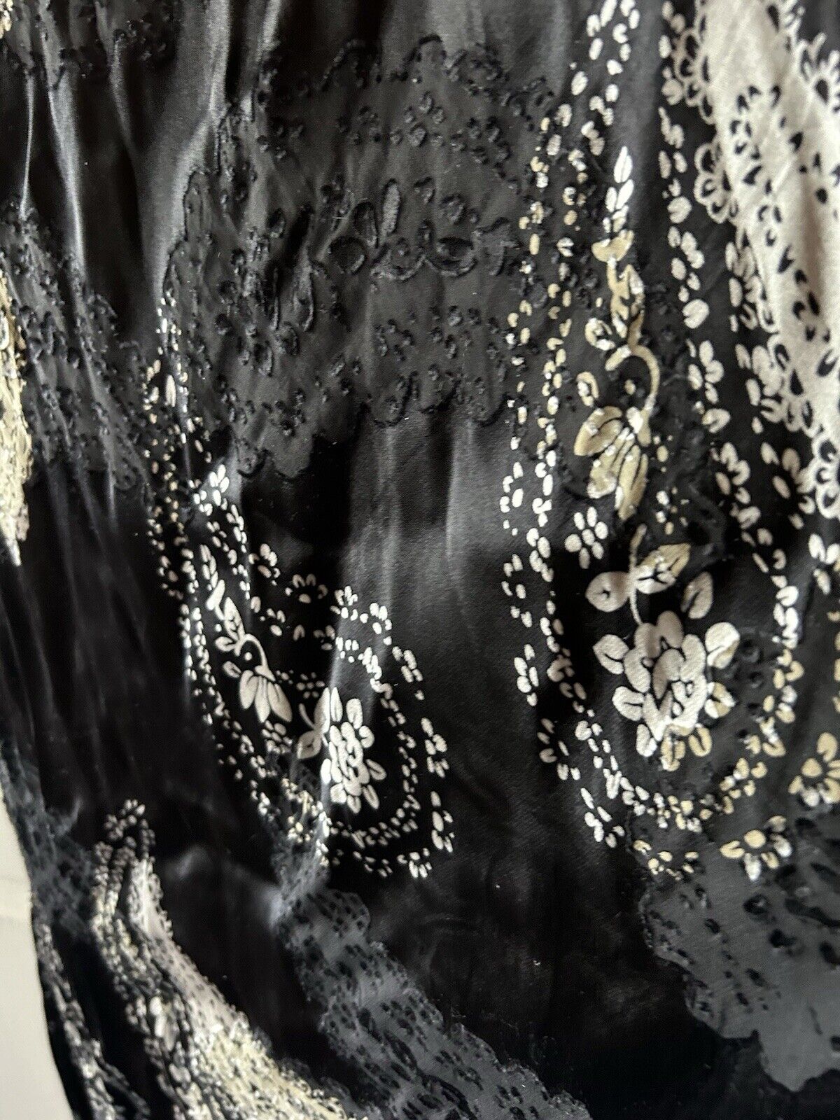 Cachet Black White Paisley Size 16 Silk Blend Wom… - image 7