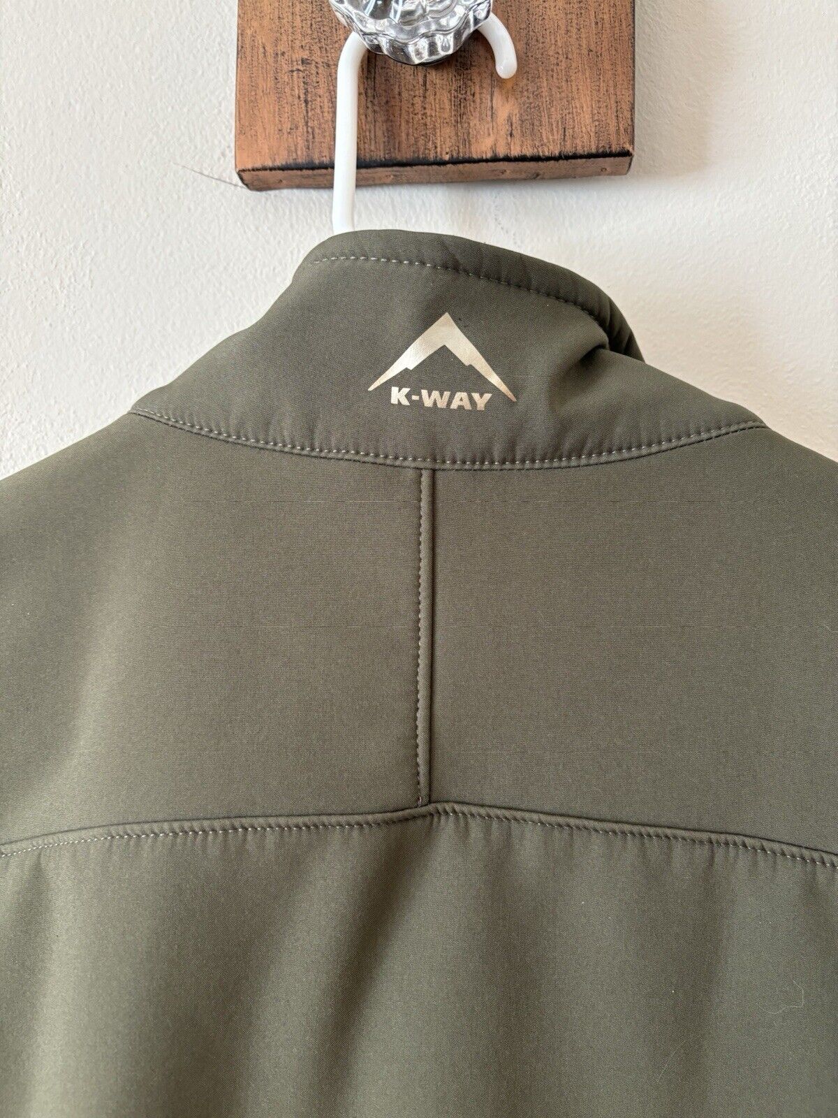 K-Way Mens Size Medium Vulcan Softshell Vest Gree… - image 6