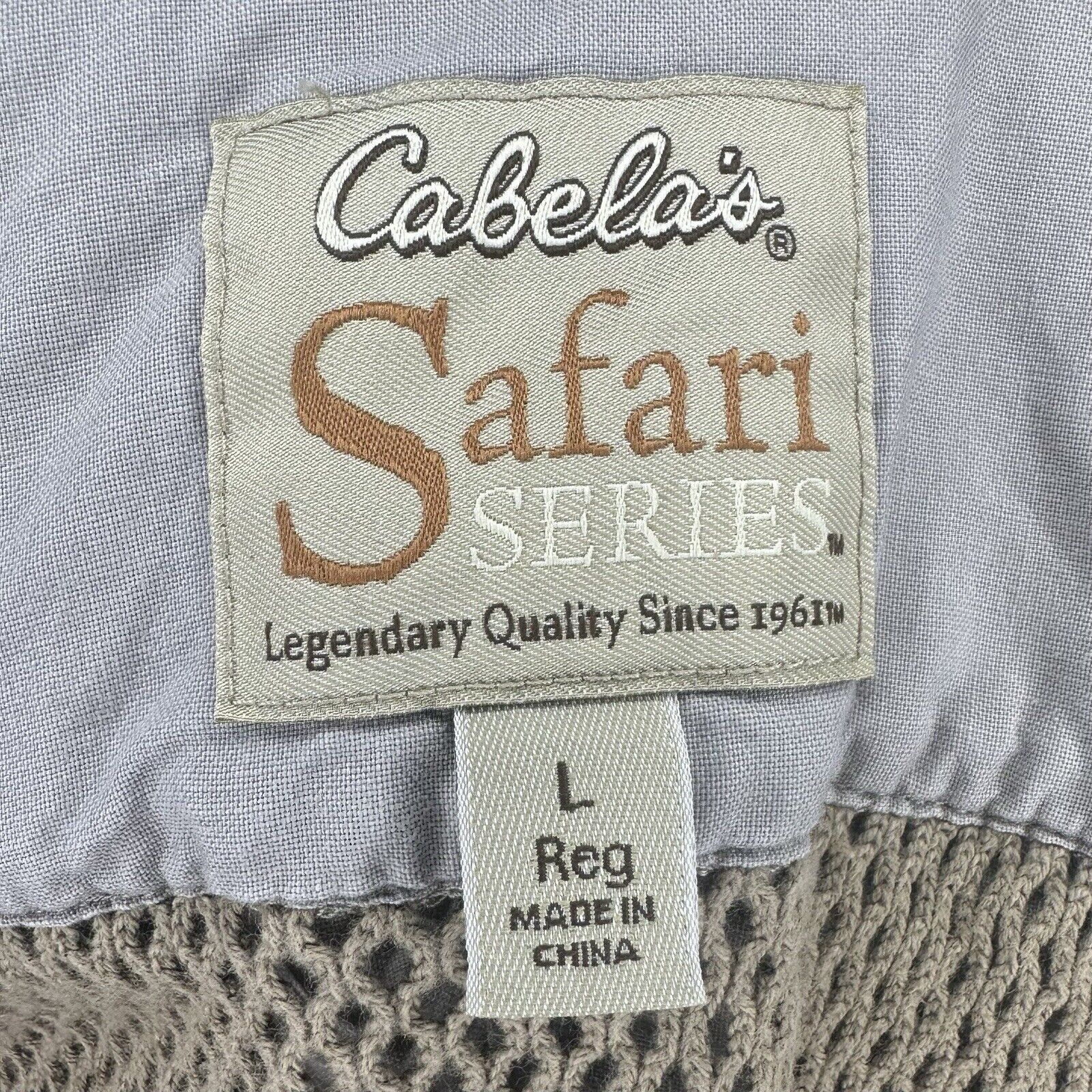 Cabelas Safari Series Mens Sleeveless Vented Vest… - image 3