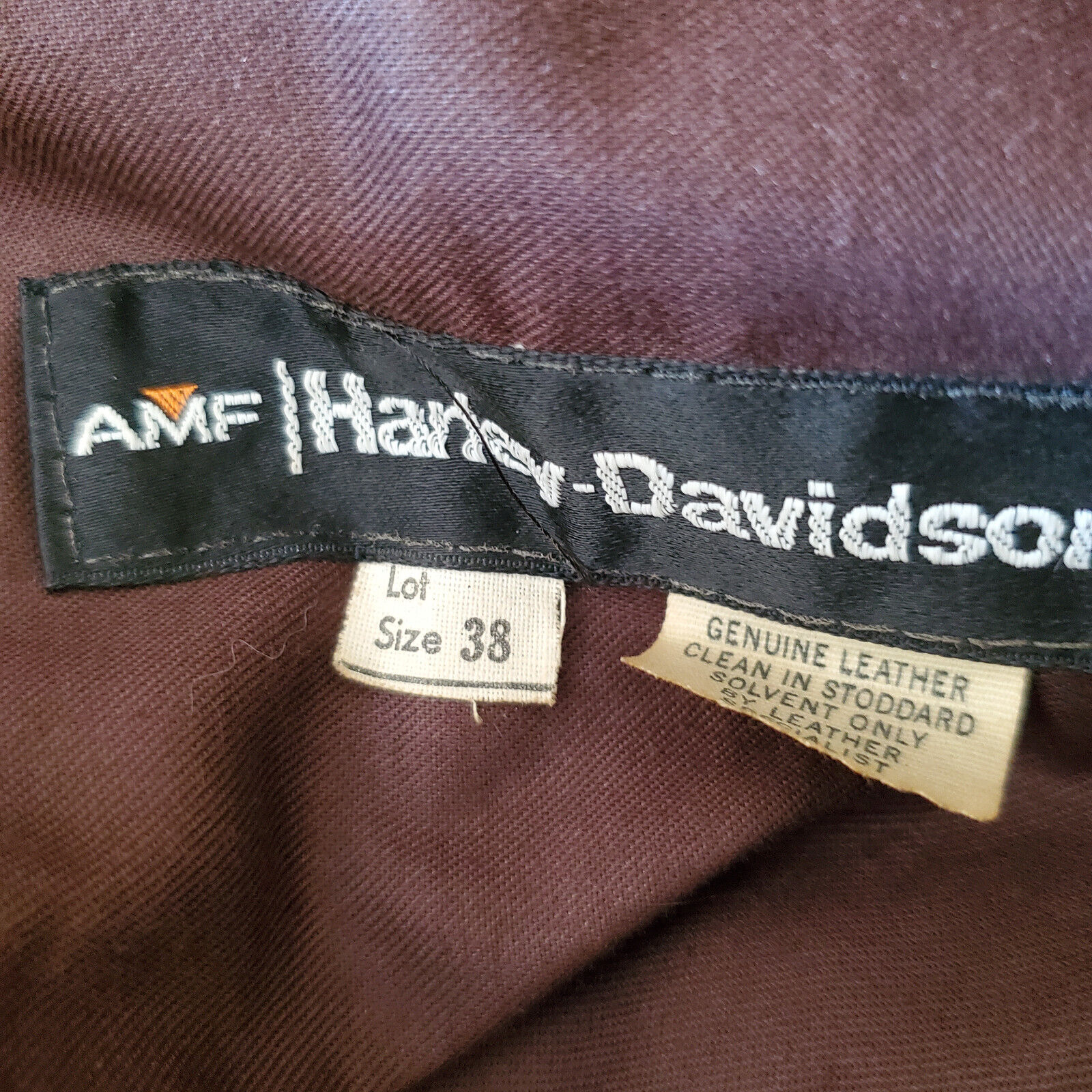 vintage Harley-Davidson AMF Brown Leather Motorcy… - image 13